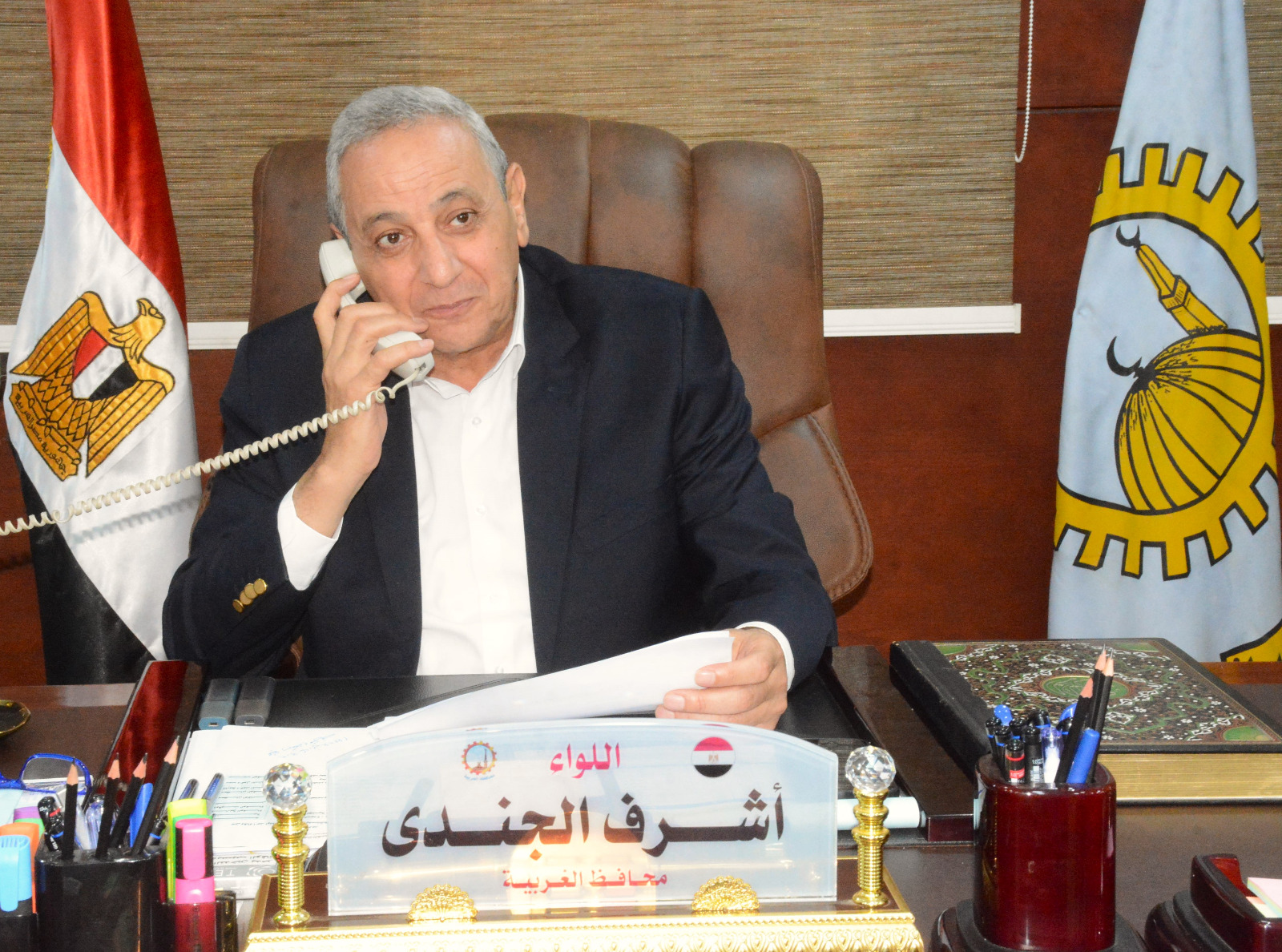 محافظ الغربية يهنئ طالبات  حصدن المركز الأول على مستوى الجمهورية