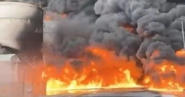 اشتعال حريق كبير  قرب “مستشفى القائم” فى إيران
