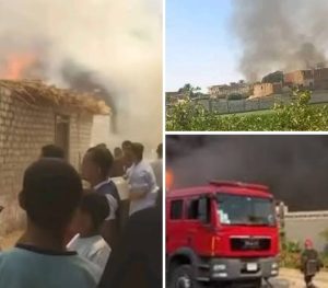 السبب غامض تمامآ بخصوص الحرائق المتكررة بقرية برخيل بمدينة البلينا بمحافظة سوهاج