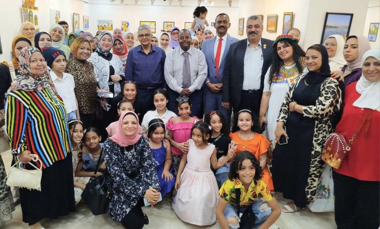 افتتاح معرض إطلالة نوبية بقصر ثقافة الانفوشي بالإسكندرية