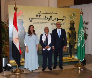 في الاحتفال باليوم الوطني المصري في جدة.. حضور رسمي وشعبي سعودي كبير. ....مصر والسعوديه صمام أمان الأمه العربية