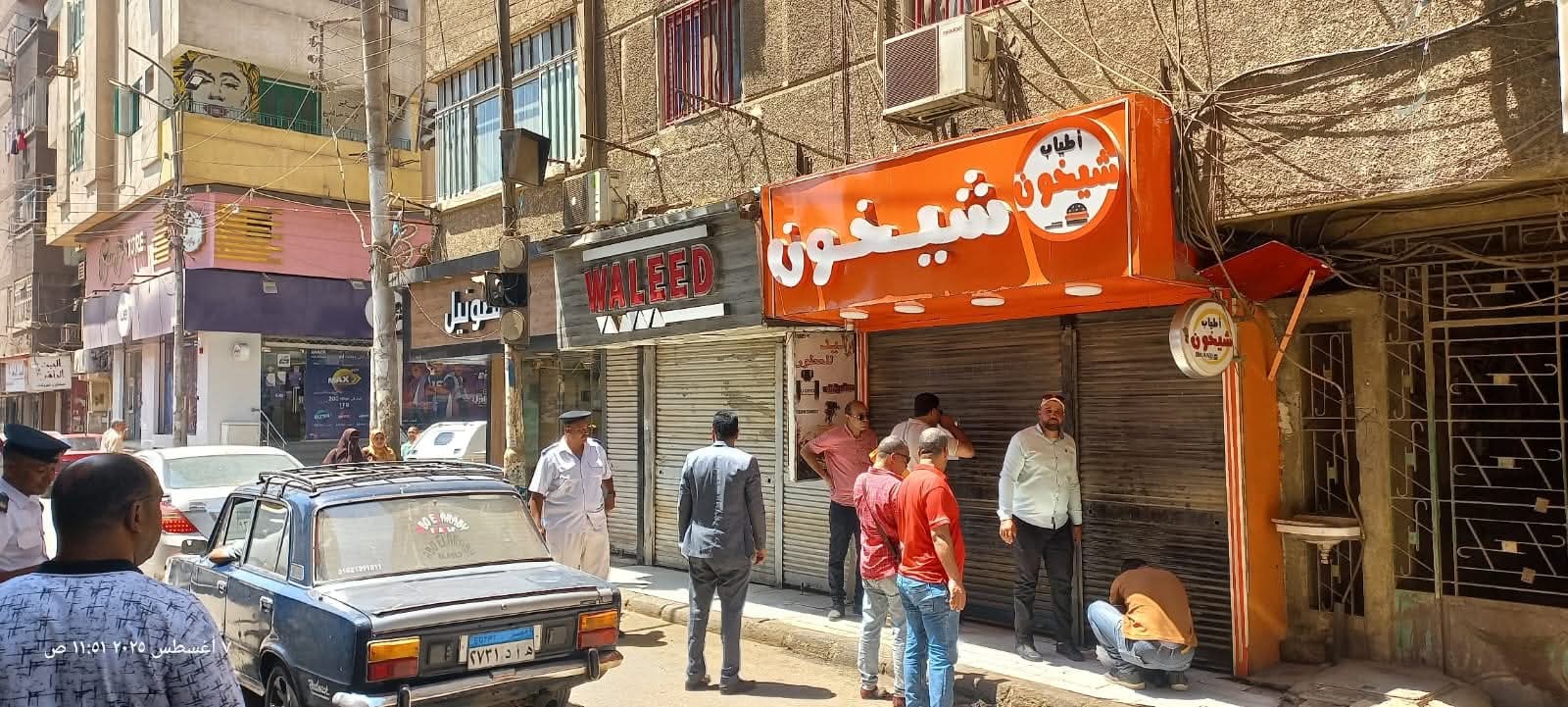 تشميع عشرة  مطاعم ومقاهي بمناطق الهلال والأرقم والزهراء بسوهاج
