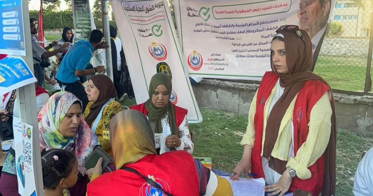 الصحة: 38 مليون خدمة طبية مجانية في 25 يومًا ضمن حملة «100 يوم صحة»
