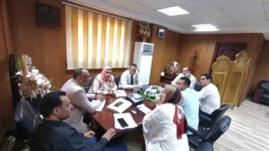 وكيل الوزارة يعقد اجتماعا عاجلاً لمناقشة أعمال التطوير بالمعمل المشترك بدمنهور 