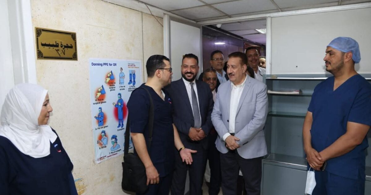 محافظ المنوفية يفتتح وحدة جراحة الوجه والفكين بمستشفى الهلال للتأمين الصحي بشبين الكوم ويتابع المشروعات الخدمية والتنموية