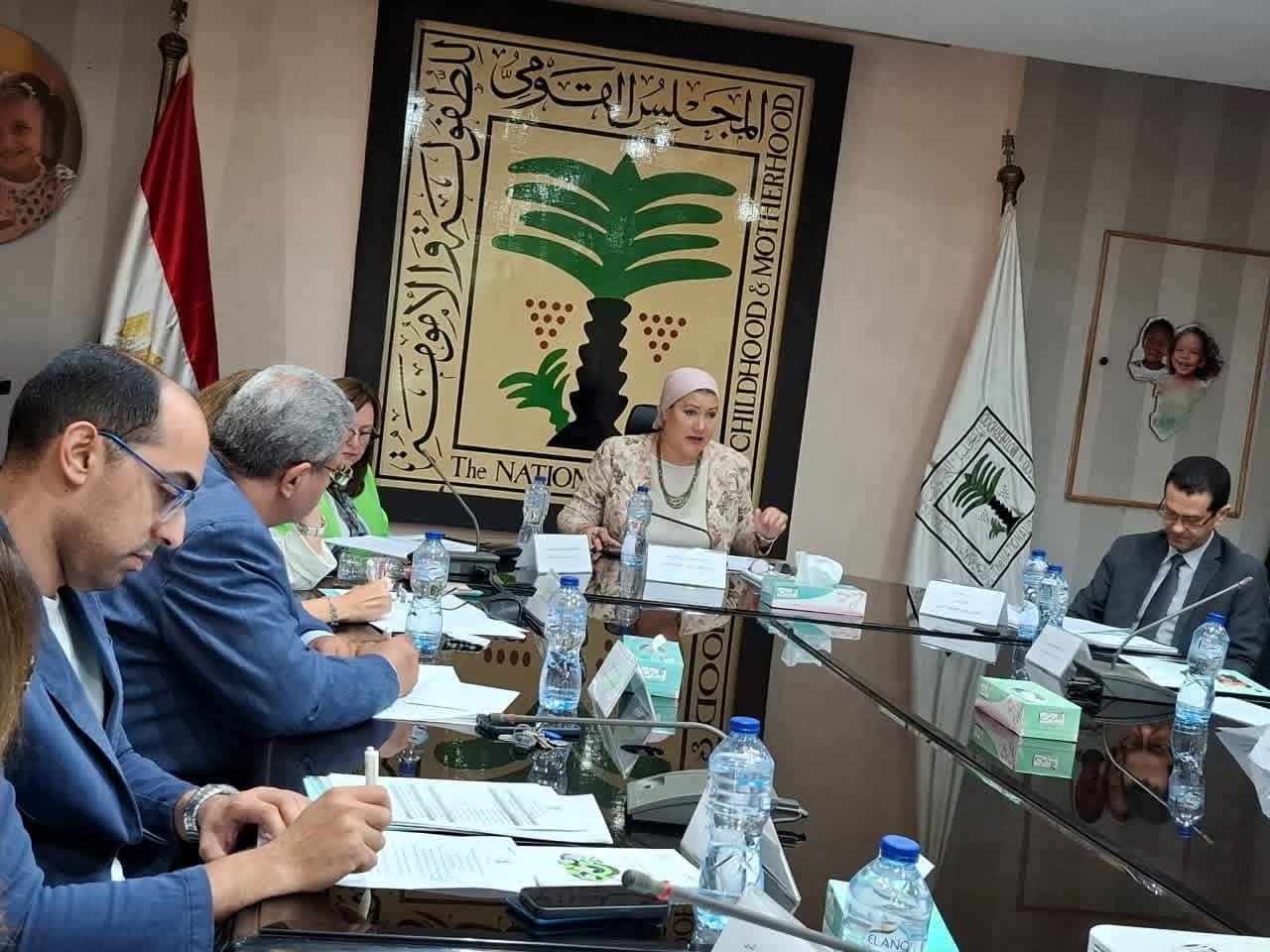 الاجتماع الدوري لمجلس إدارة المجلس القومي للطفولة والأمومة