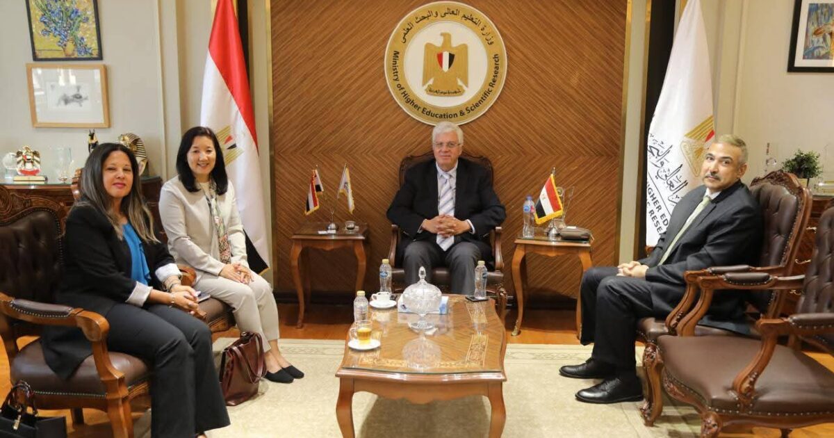 وزير التعليم العالي يستقبل الممثلة المقيمة الجديدة لبرنامج الأمم المتحدة الإنمائي في مصر