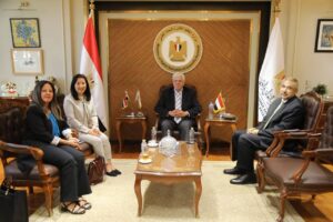 وزير التعليم العالي يستقبل الممثلة المقيمة الجديدة لبرنامج الأمم المتحدة الإنمائي في مصر