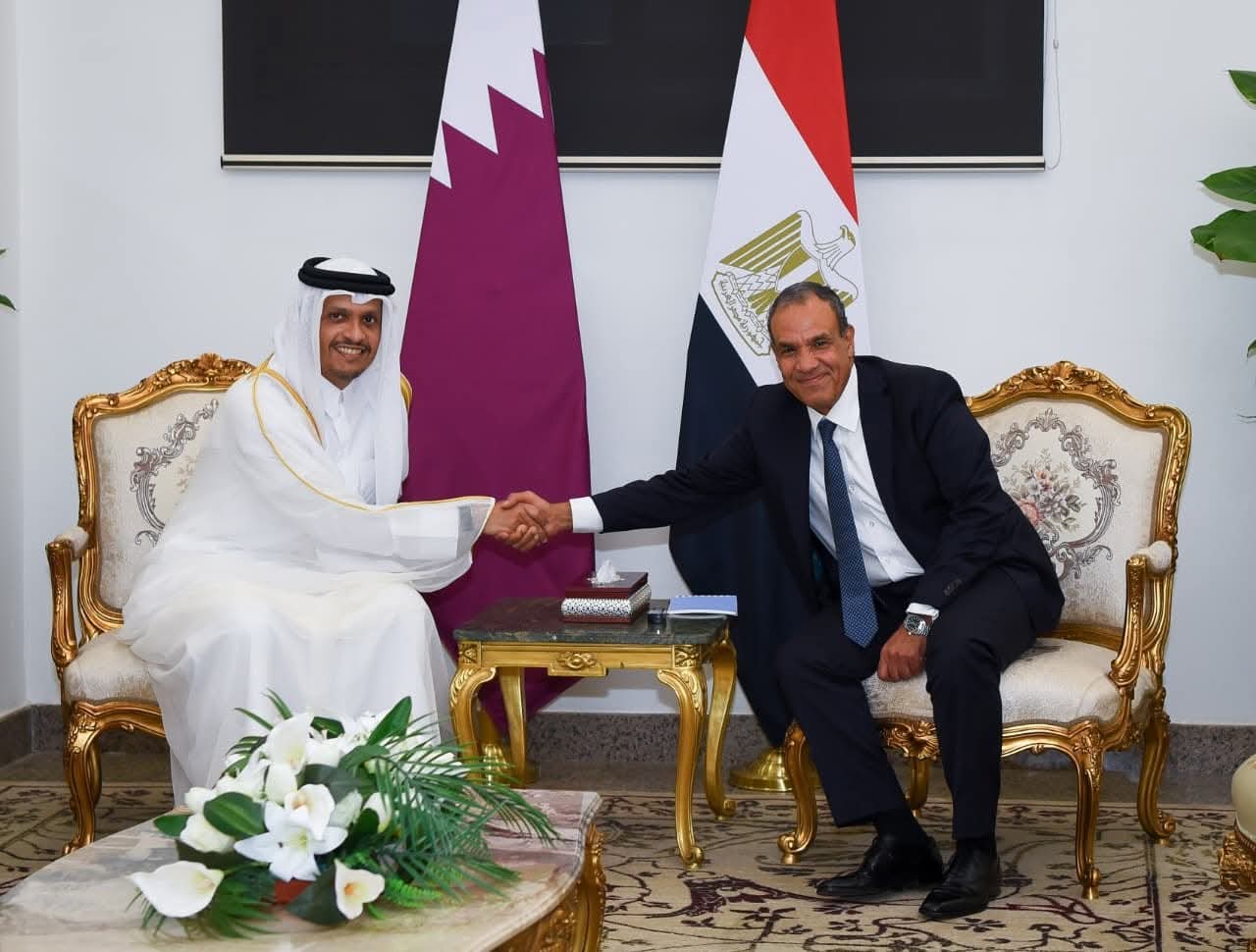 انعقاد أعمال الدورة السادسة للجنة العليا المصرية القطرية المشتركة بمدينة العلمين