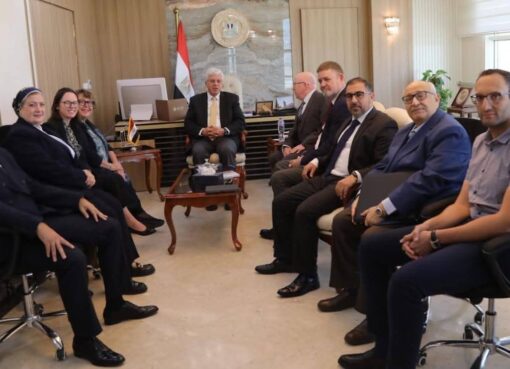 وزير التعليم العالي يبحث آليات تعزيز التعاون مع وفدي جامعة أدنبرة نابيير وجامعة كوين مارجريت وزير التعليم العالي يبحث آليات تعزيز التعاون مع وفدي جامعة أدنبرة نابيير وجامعة كوين مارجريت