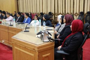 كلية الحقوق بحلوان تنظم برنامجًا تدريبيًا متميزًا بمجلس الدولة لطلابها المتفوقين