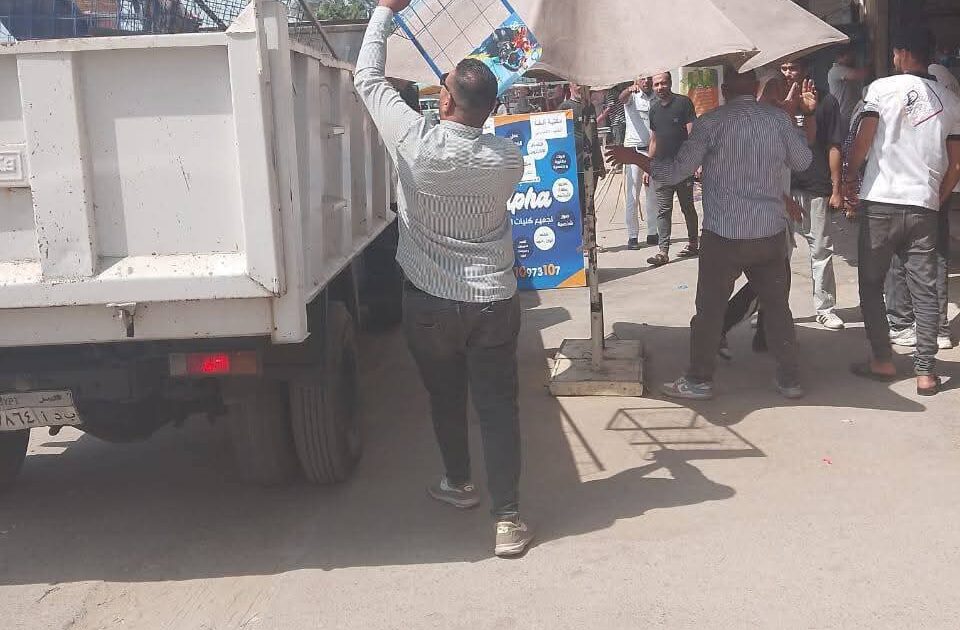 إزالة ٤٩٧ حالة إشغال وتعديات من شوارع دمنهور الحيوية
