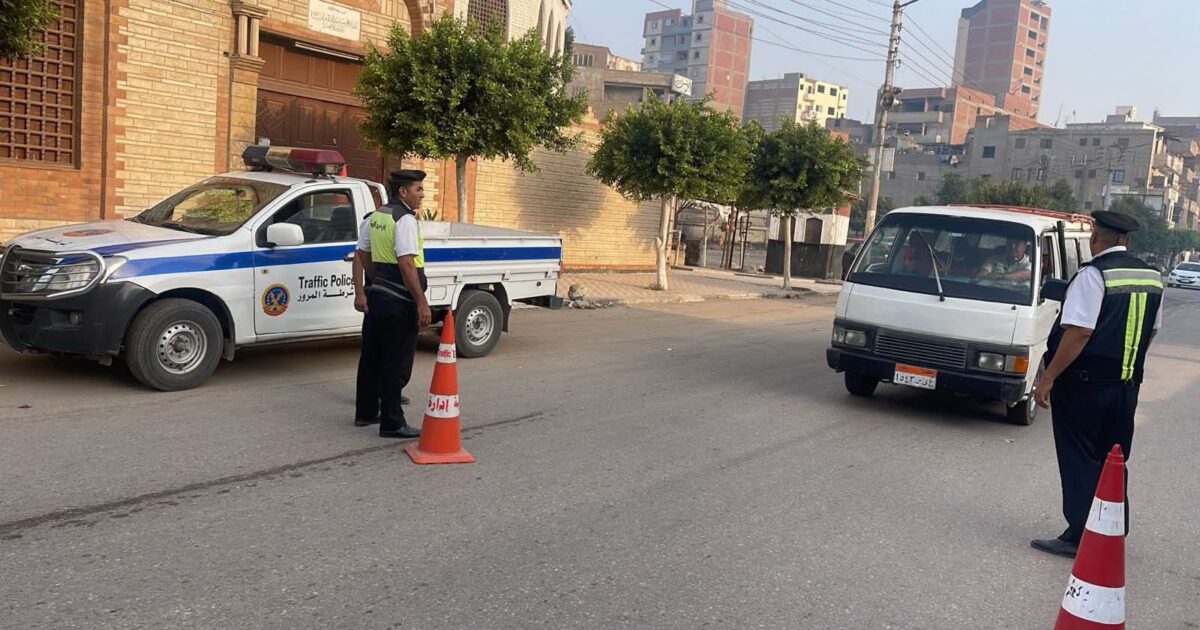 حملة مرورية مكبرة بزفتي لضبط الدراجات النارية والتوك توك غير المرخص