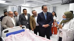 نائب وزير الصحة يتفقد مستشفى أطفال مصر لمتابعة أعمال التطوير