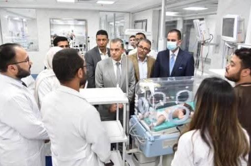 نائب وزير الصحة يتفقد مستشفى أطفال مصر لمتابعة أعمال التطوير نائب وزير الصحة يتفقد مستشفى أطفال مصر لمتابعة أعمال التطوير
