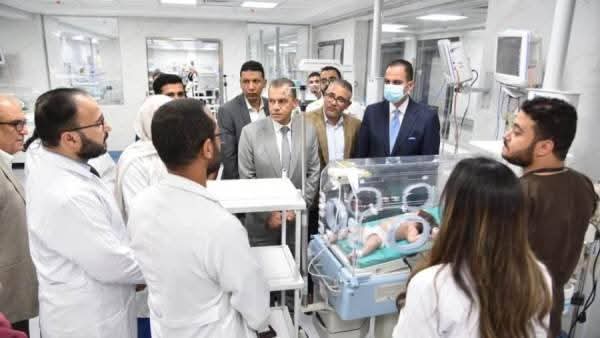 نائب وزير الصحة يتفقد مستشفى أطفال مصر لمتابعة أعمال التطوير