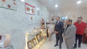 زيارة عساف للمتحف الصحى ويؤكد على أهمية دور التثقيف الصحي فى المجتمع