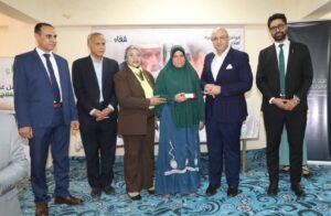 محافظ بني سويف يتفقد ختام أعمال القافلة الطبية لعلاج أمراض العيون.