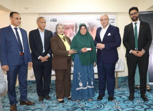 محافظ بني سويف يتفقد ختام أعمال القافلة الطبية لعلاج أمراض العيون. 