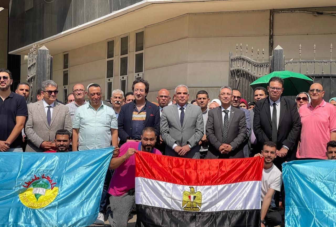 جامعة طنطا تنظم مسيرة حاشدة لدعم مشاركة المواطنين في التصويت