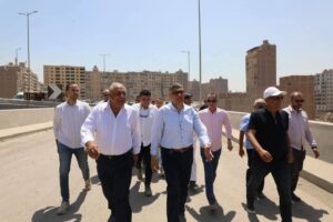 محافظ الجيزة يشهد التشغيل التجريبي لوصلة محور عمرو بن العاص لربط الطريق الدائري الشمالي بالجنوبي