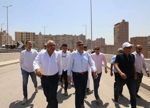 محافظ الجيزة يشهد التشغيل التجريبي لوصلة محور عمرو بن العاص لربط الطريق الدائري الشمالي بالجنوبي