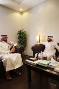 ‏اجتماع مشترك بين بيئة الطائف وصندوق تنمية الموارد البشرية   ‏