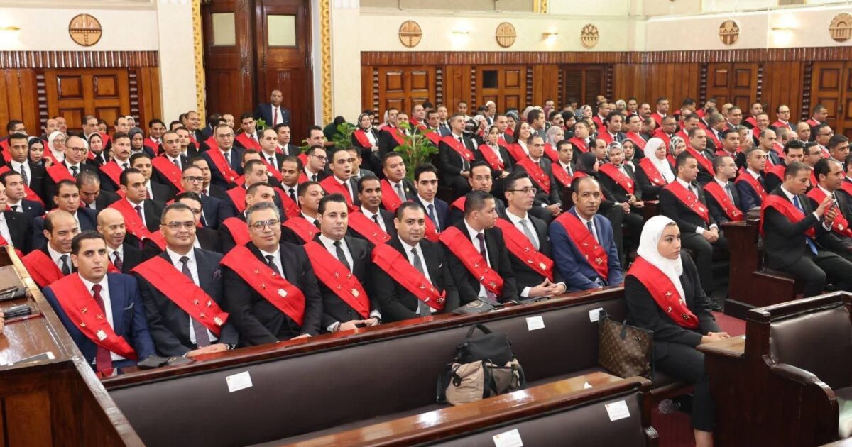 بدء مراسم حلف يمين أعضاء هيئة قضايا الدولة الجدد بوزارة العدل