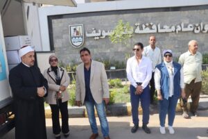 أحمد جمال الدين يشرف على استلام دفعة جديدة من لحوم مشروع صكوك الأوقاف