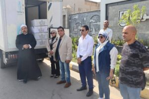 أحمد جمال الدين يشرف على استلام دفعة جديدة من لحوم مشروع صكوك الأوقاف