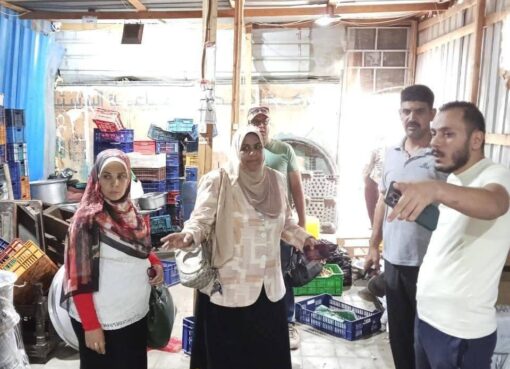 حملات مفاجئة بشبين الكوم: تحرير 21 محضر وضبط طن أغذية فاسدة