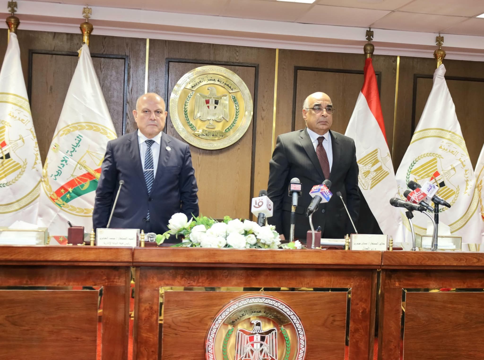 معاونو النيابة الإدارية الجدد يؤدون اليمين القانونية بوزارة العدل بالعاصمة الإدارية