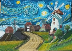 طالبات فنون جميلة المنصورة يحصدن المركز الأول في المسابقة الفنية لهيئة الطاقة الجديدة والمتجددة