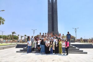 محافظة السويس تستقبل وفد طلاب محافظة بورسعيد في إطار تبادل الزيارات الثقافية والتوعوية مع المحافظات 