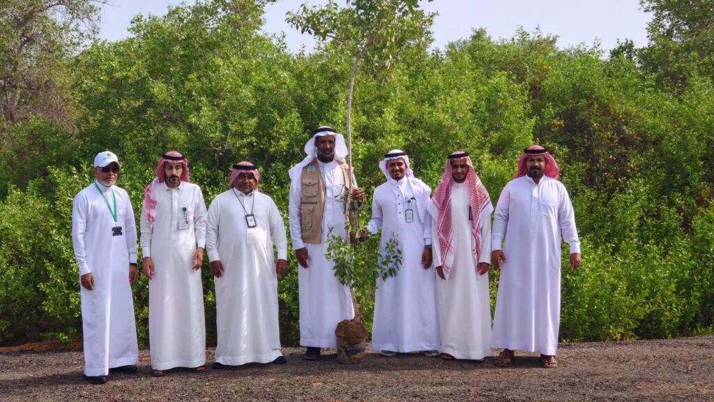 ‏تعاون بيئة جدة ورابغ في مبادرة "مزرعة الأراك" لتعزيز التشجير بالقضيمة