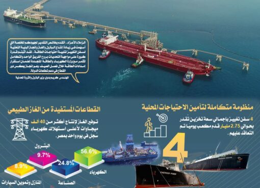 وزارة البترول تصدر إنفوجرافًا يوضح نجاحها في تأمين إمدادات الطاقة بالكامل