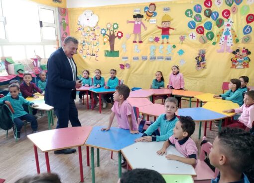 مدير تعليم البحيرة يواصل جولاتة الميدانية لمتابعة العملية التعليمية