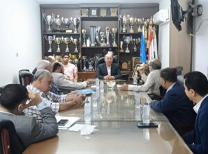 الدهراوي يجتمع بقيادات كاراتيه الجيزة لبحث خطط التطوير