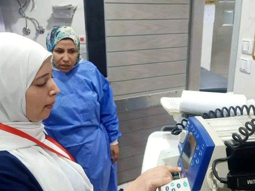 جولات مرورية لفرق الطب العلاجى على مستشفيات الصدر بدمنهور ، ومستشفى الأطفال التخصصي بأبوحمص