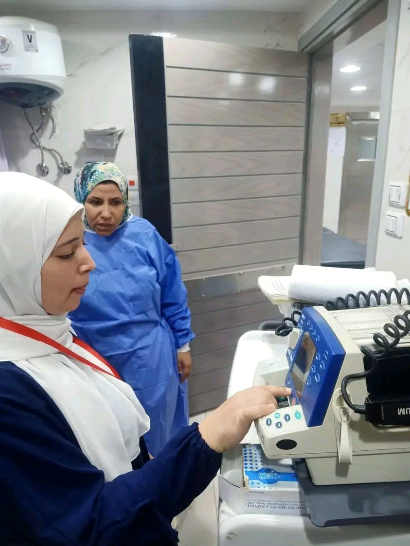 جولات مرورية لفرق الطب العلاجى على مستشفيات الصدر بدمنهور ، ومستشفى الأطفال التخصصي بأبوحمص