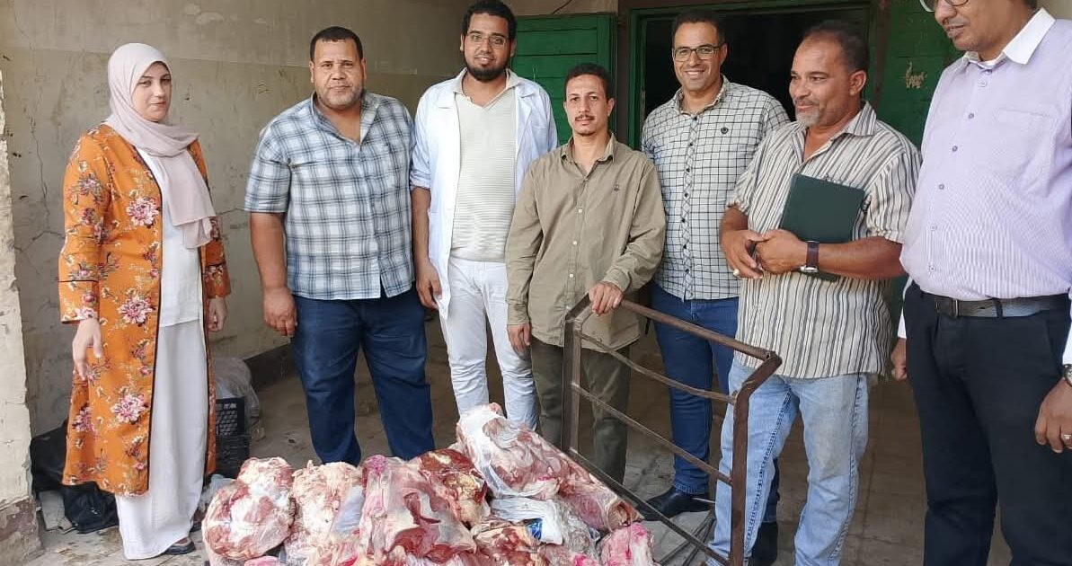 محافظ سوهاج: ضبط وإعدام 220 كيلو لحوم وأسماك فاسدة بحي شرق