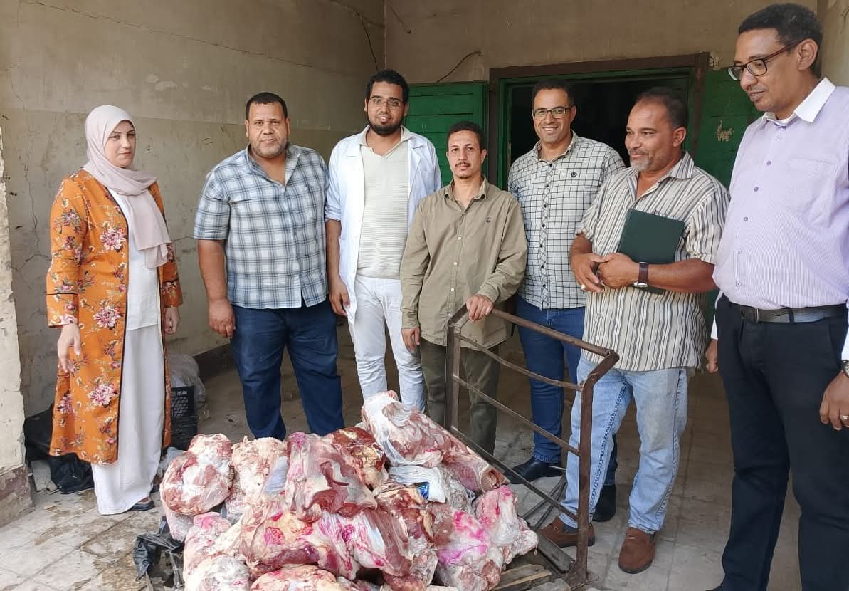 محافظ سوهاج: ضبط وإعدام 220 كيلو لحوم وأسماك فاسدة بحي شرق