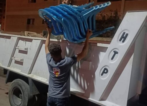 إزالة 749 حالة إشغال وتعديات خلال الحملات الصباحية والمسائية بدمنهور بالبحيرة 