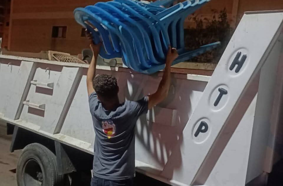 إزالة 749 حالة إشغال وتعديات خلال الحملات الصباحية والمسائية بدمنهور بالبحيرة 