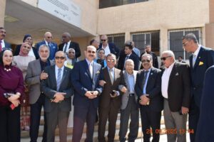 عزب يستقبل اساتذة كليات علوم الرياضة ووفد قطاع علوم الرياضة بالمجلس الأعلى للجامعات