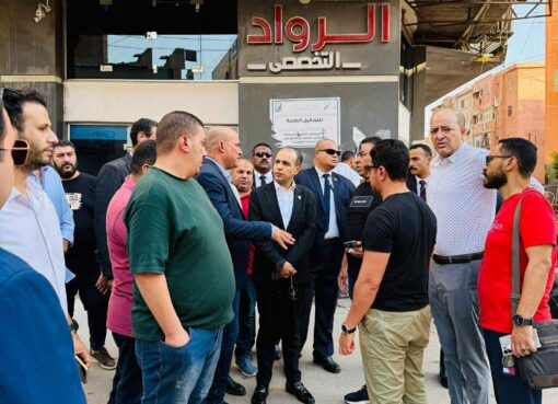 بتكليف من الأمين العام.. أمين حزب الجبهة الوطنية بالغربية يزور مصابي حادث مصنع المحلة