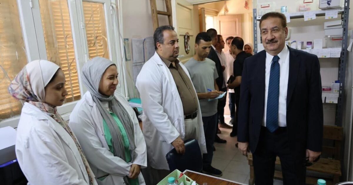 محافظ المنوفية يتفقد إنشاءات مستشفى رمد شبين الكوم الجديد بتكلفة 40 مليون جنيه
