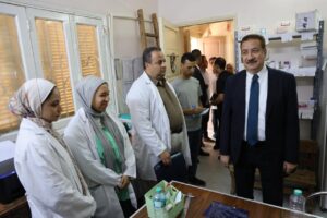 محافظ المنوفية يتفقد إنشاءات مستشفى رمد شبين الكوم الجديد بتكلفة 40 مليون جنيه
