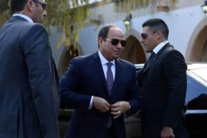 الرئيس السيسى يستقبل ولى عهد مملكة البحرين