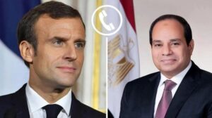 الرئيس السيسى يتلقى اتصالاً هاتفياً من الرئيس الفرنسي ماكرون